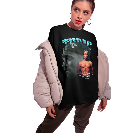 Tupac Bootleg T-shirt, Rap T-shirt,  2Pac, Hip Hop Tee, Streetwear, Rap Clothing