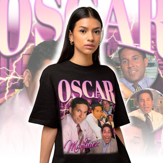 Retro 90s Oscar Martinez T-shirt - Oscar Martinez Fan Merch - Oscar Martinez Gift