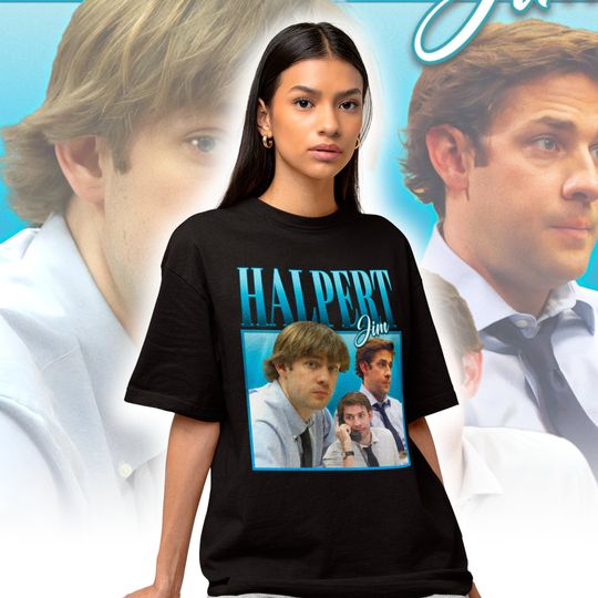Jim Halpert The Office Shirt - Jim Halpert Gift Michael Scott - Dw Schrute - John Krasinski Fan Shirt