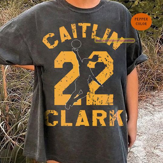 Vintage Caitllin Clark Shirt Basketball Player Merchandise Shirt