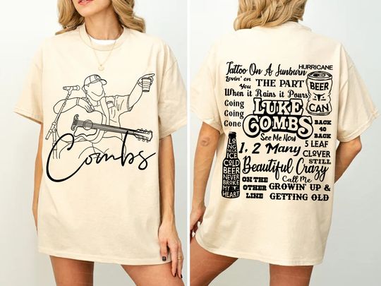 Combs Bullhead Country Music Double Sided Shirt