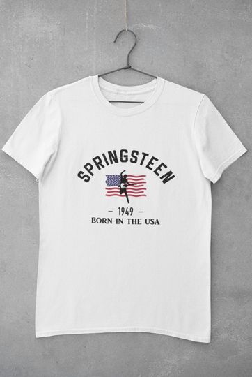 Bruce Springsteen T-Shirt, Born in The USA Tour Shirt, Bruce Springsteen Fan Gift