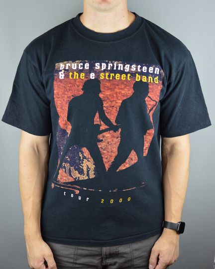 Vintage Bruce Springsteen and The E Street Band tour t shirt