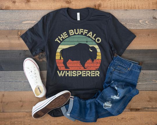 Buffalo Shirt, Country Shirt, Wild West Shirt, Bison Shirt, Funny Gift for Animal Lover