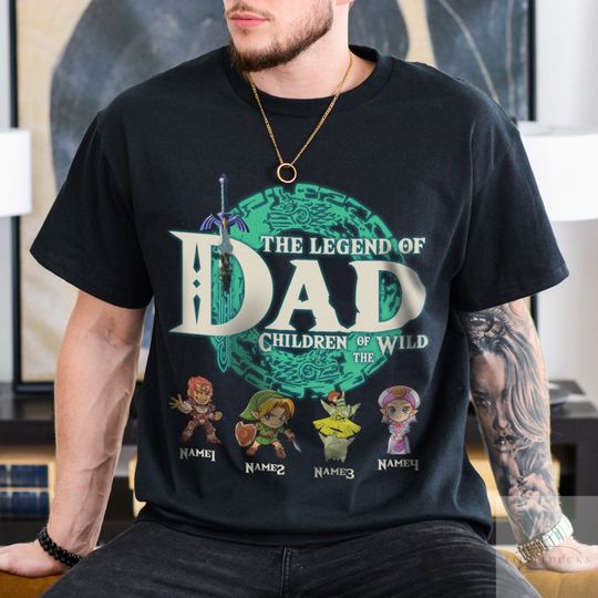Custom The Legend Of Dad Personalized Shirt, Tears Of The Kingdom