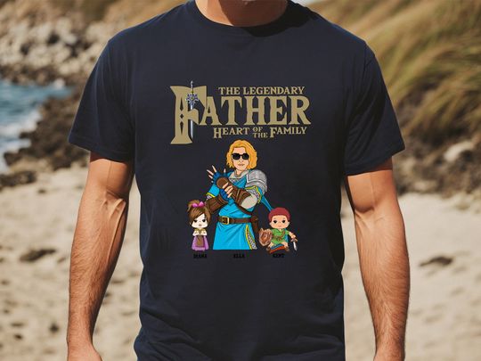 Custom The Legend of Dad Shirt, Legendary Dad Shirt, Tears Of The Kingdom