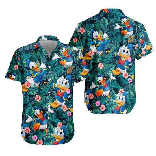 Donald Duck Summer Hawaiian Shirt