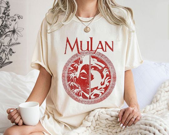 Retro 90s Disney Mulan Shirt, Mulan Warrior And Mushu Shirt