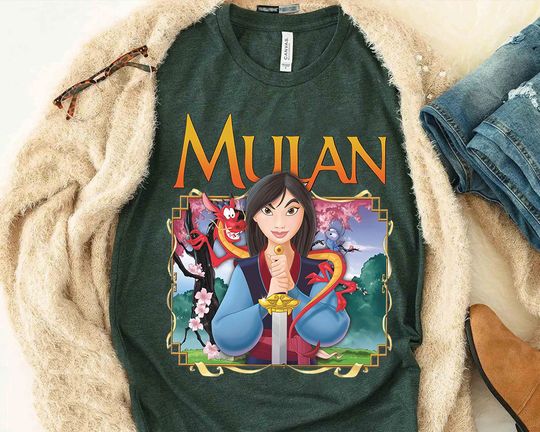 Disney Mulan And Mushu Classic T-shirt, Vintage Mulan Shirt