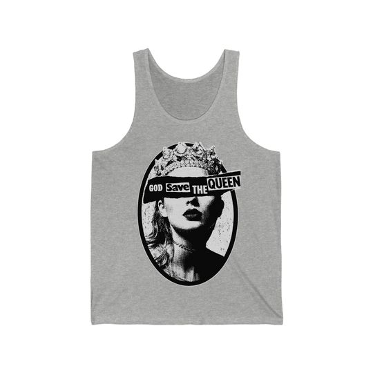 God Save the Queen Tank Top, Taylor Tank Top, Taylor Merch, Gift For Mother's day