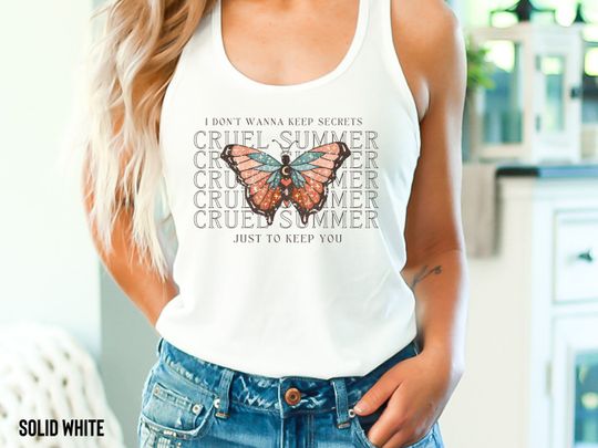 Cruel Summer Tank Top, Taylor Tank Top, Taylor Merch, Gift For Mother's day
