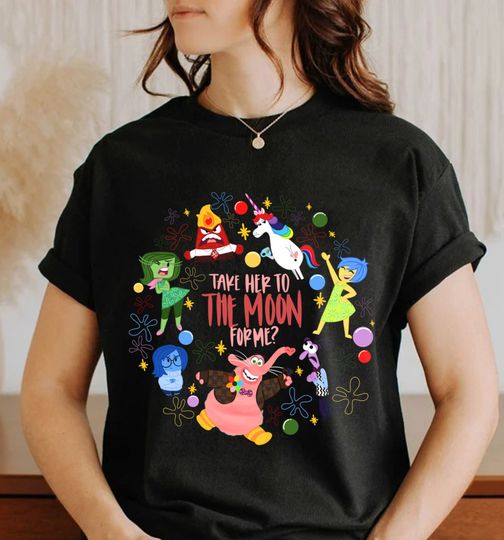 Take Her To The Moon For Me Disney Inside Out Shirt, Disney Inside Out Character Shirt
