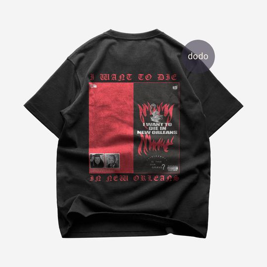 Premium Suicideboys Back T-Shirt - I Want To Die In New