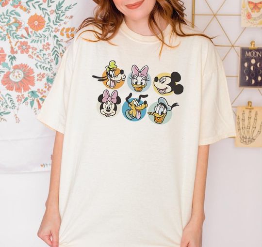 Lovely Mickey And Friends Shirt, Mickey & Co Vintage Shirt