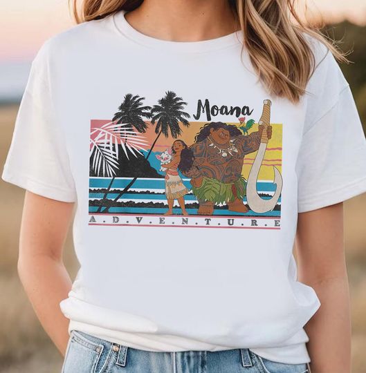 Vintage Moana Shirt, Maui Shirt, Moana Shirt, Disney Moana Shirt