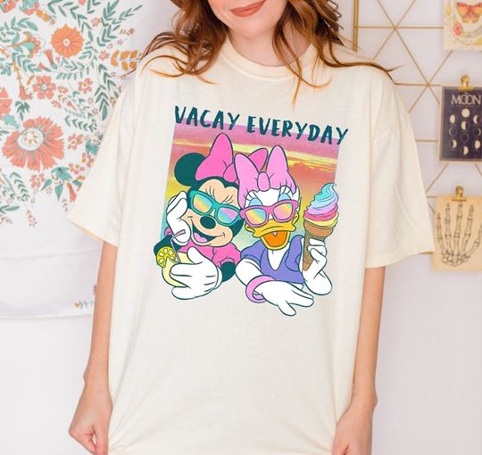 Vacay Everyday Minnie and Daisy Shirt, Besties Disney Shirt, Friends Disney Tee