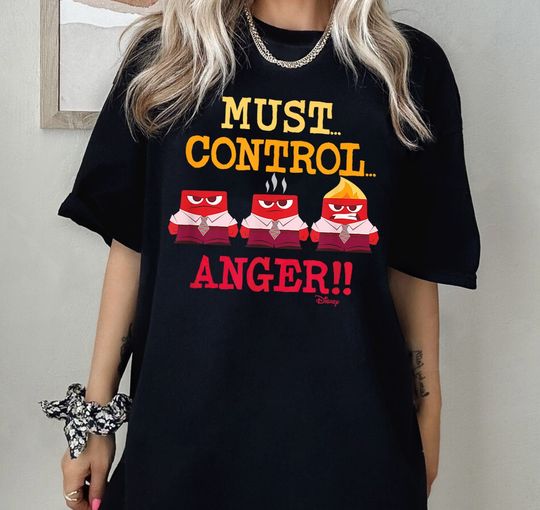 Funny Must Control Anger Disney Inside Out Shirt, Family Shirt, Gift Ideas