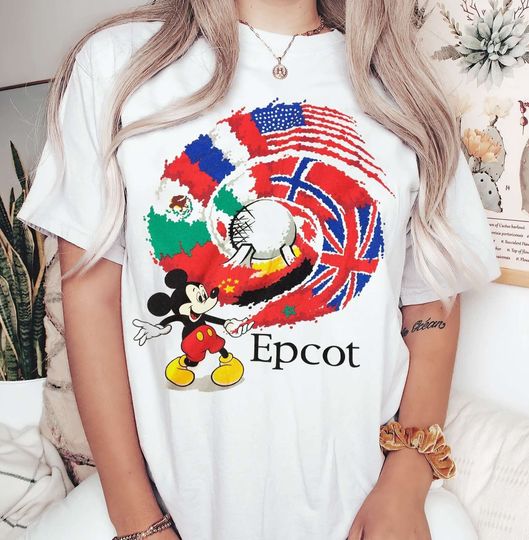 Mickey Epcot Shirt, Epcot Shirt, Epcot since 1982 Shirt,World Traveler Shirt
