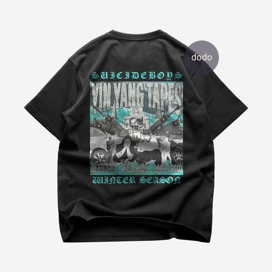 Premium Suicideboys Back T-Shirt - YIN YANG TAPES: Winter Season Album T-Shirt