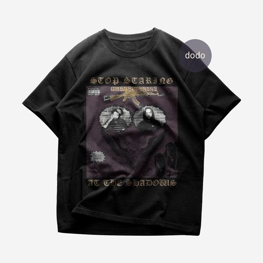Premium Suicideboys T-Shirt - Stop Staring At The Shadows Album T-Shirt