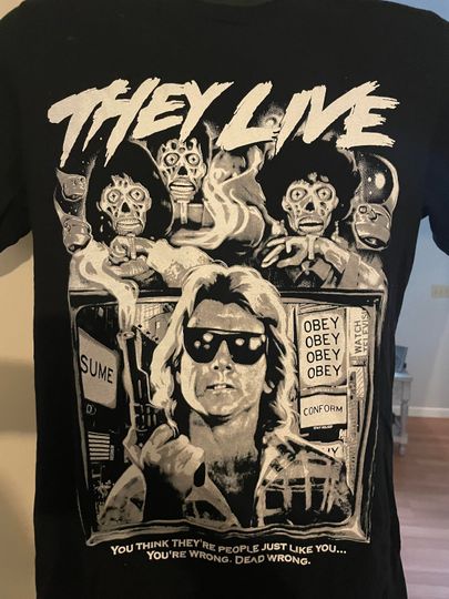 They Live - Consume T-shirt, horror vibe shirt