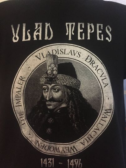 Vlad Tepes - The original Dracula T-shirt Double Sided