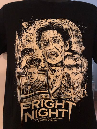 Fright Night - Be Afraid T-shirt, horror vibe shirt