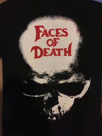 Faces Of Death Skull T-Shirt, horror vibe shirt