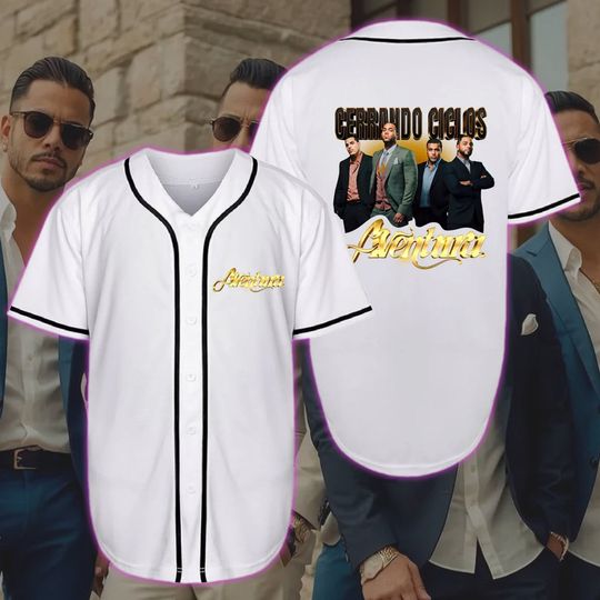2024 Aventura Tour Baseball Jersy, Cerrando Ciclos Jersy Shirt, Romeo Santos Shirt