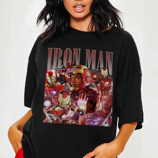 Iron Man Shirt | Vintage Iron Man Bootleg Shirt | Tony Stark Shirt | Iron Man Love You 3000 Shirt