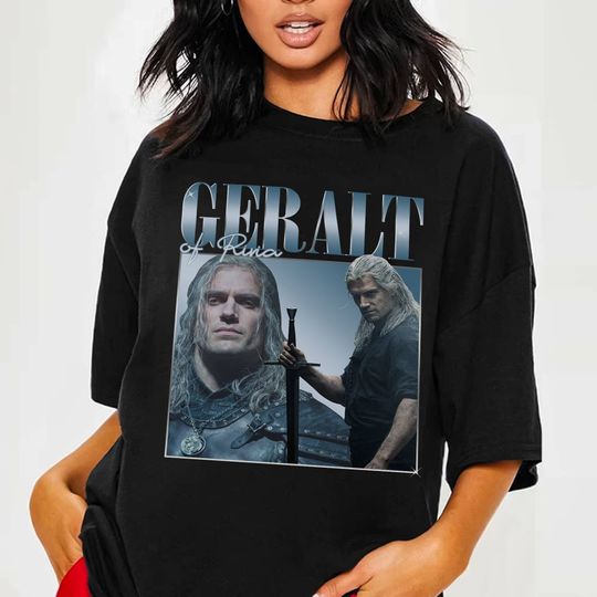 Geralt of Rivia Shirt | Geralt of Rivia Bootleg Shirt | Vintage Geralt of Rivia Tee | The Witcher Movie Shirt
