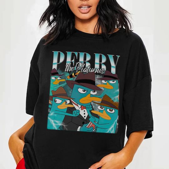 Perry the Platypus Shirt | Perry the Platypus Bootleg Shirt | Vintage Perry the Platypus Shirt