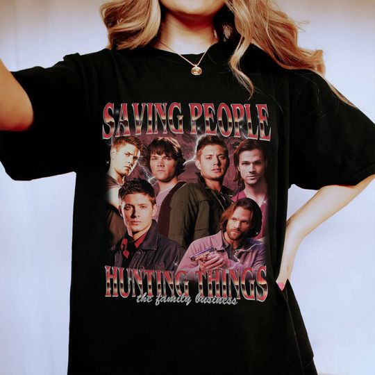 Supernatural Saving People Hunting Things The Family Business Shirt | Sam Dean Winchester Shirt