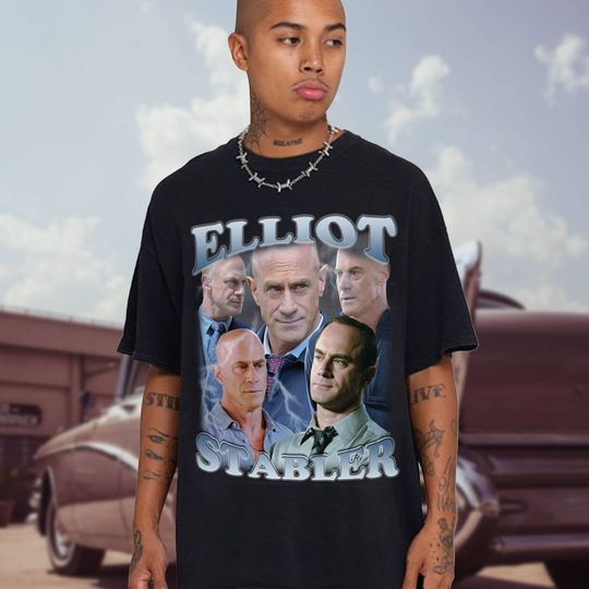 Elliot Stabler Shirt Vintage Elliot Stabler Shirt Elliot Stabler Bootleg Shirt Elliot Stabler Bootleg Shirt Law And Order Shirt