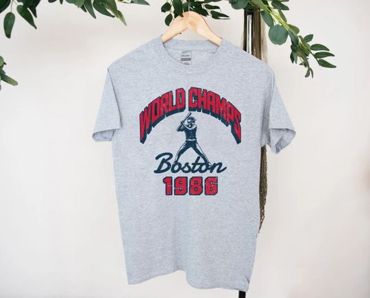 Boston Baseball Champs 1986 Vintage Sport Shirt, Baseball lover, gift for dad