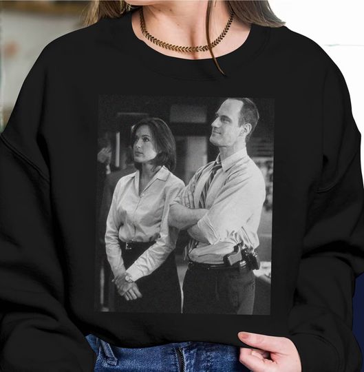 Law And Order TV Show Shirt | Olivia Benson And Elliot Stabler Shirt | Vintage Law And Order Shirt | Elliot And Olivia Shirt