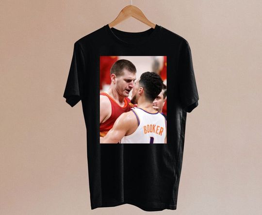 Jokic And Booker Love Denver Basketball And Phoenix Basketball Unisex Classic Black Shirt