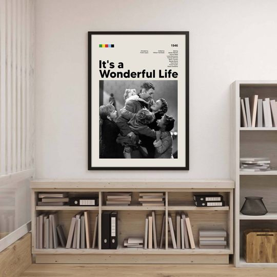 It's a Wonderful Life Poster It's a Wonderful Life 1946 Movie Poster George Bailey Poster