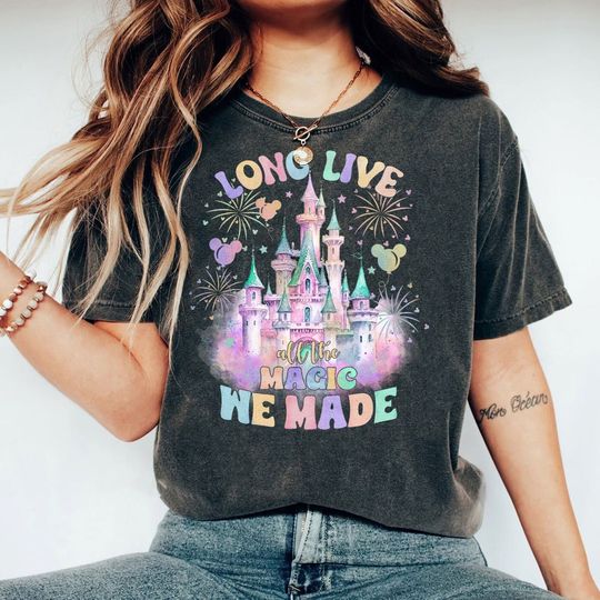 Retro Long Live All The Magic We Made Disney Shirt