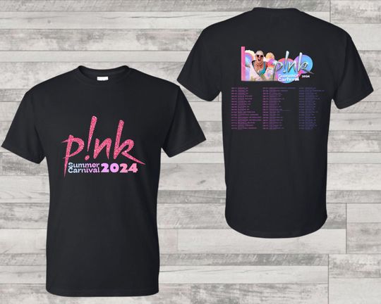 P!nk Pink Singer Summer Carnival 2024 Tour Shirt, P!nk Tshirt, Pink Tour Tshirt