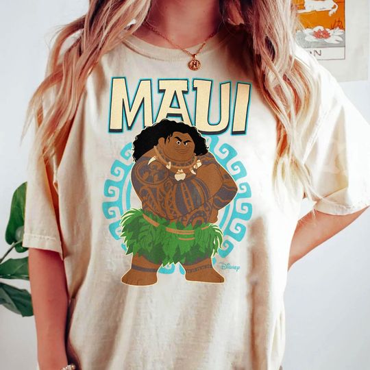 Retro Disney Moana Maui Shirt, Walt Disney World T-shirt, Disney Vacay Mode