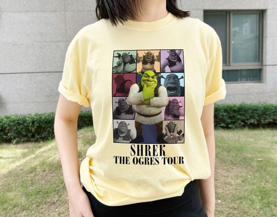 Shrek The Og res Tour Funny Shirt Disney Shrek and Fiona Shirt