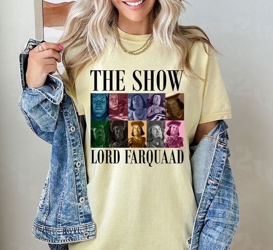 The Show Lord Farquaad Shirt Shrek Characters Shirt, Shrek and Donkey Shirt, Shrek the Musical, Shrek Movies Gifts