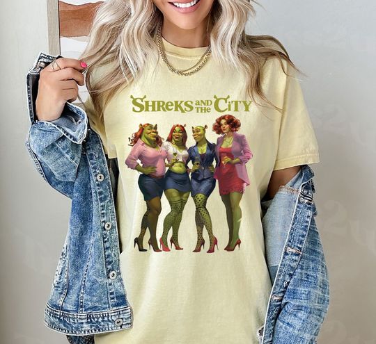 Memes Shrek Shirt Shrek and Funny the City Shirt, Funny Trending Shirt, Sassy Shrek Shirt, Gift for Shrek Lover