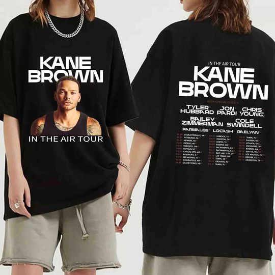 Kane Brown In The Air Tour 2024 Shirt, Kane Brown Fan Shirt, Kane Brown 2024 Concert Shirt
