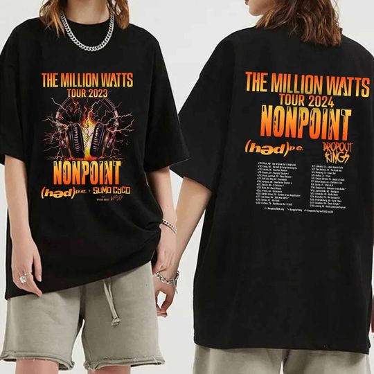 Nonpoint The Million Watts Tour 2024 Shirt, Nonpoint Band Fan Shirt