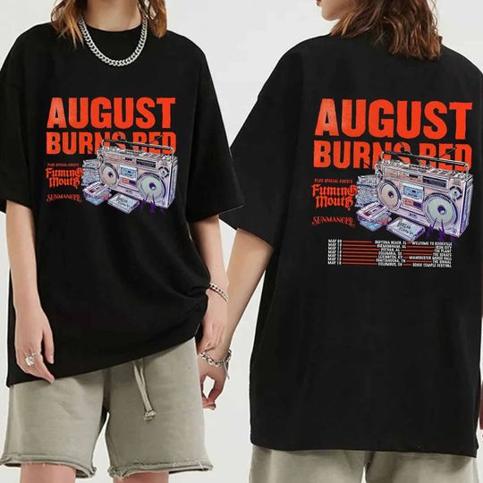 August Burns Red Mini Tour 2024 Shirt, August Burns Red Band Fan Shirt, August Burns Red 2024 Concert Shirt