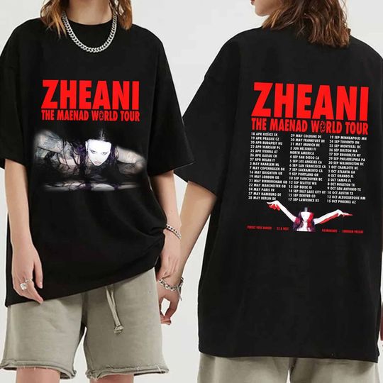 Zheani 2024 The Maenad World Tour Shirt, Zheani Fan Shirt, Zheani 2024 Concert Shirt