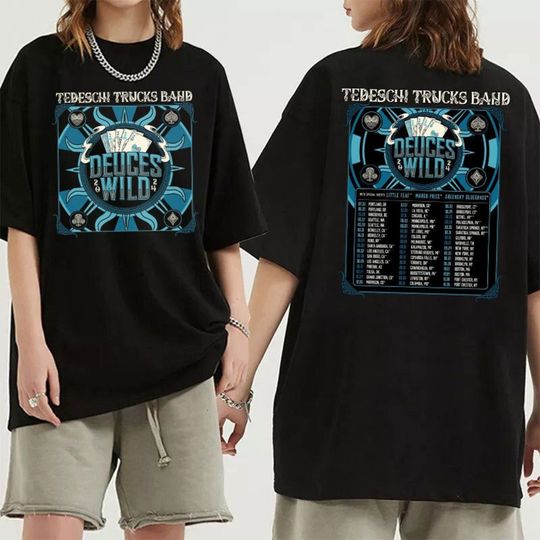 Tedeschi Trucks Band - 2024 Deuces Wild North American Tour Shirt, Tedeschi Trucks Band 2024 Tour Shirt
