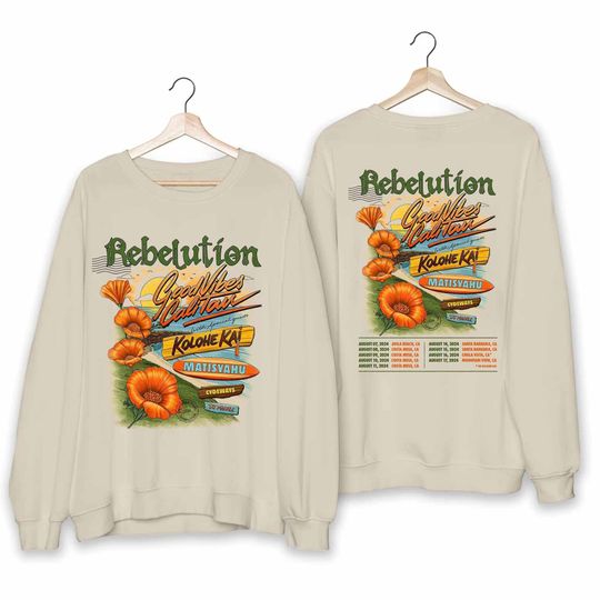 Rebelution Good V Cali 2024 Tour Shirt, Rebelution Band Fan Shirt, Rebelution 2024 Concert Shirt